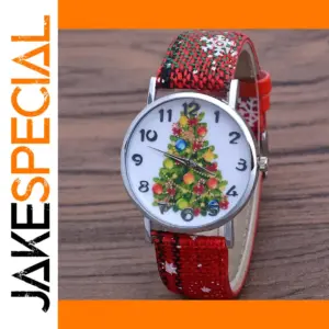 Women's Quartz Watch with Leather Strap
