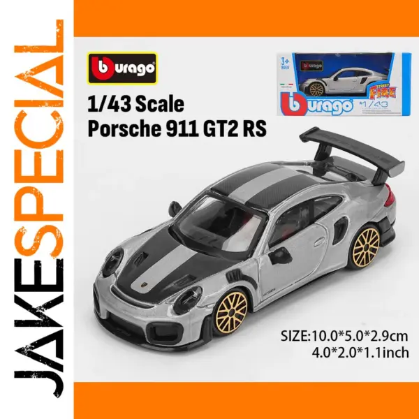 Bburago 1:43 Porsche 911 GT2 RS Model Car