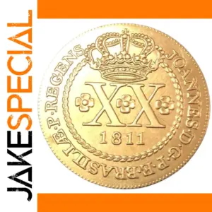 1811 Brazil 20 Reis Antique Replica Coin