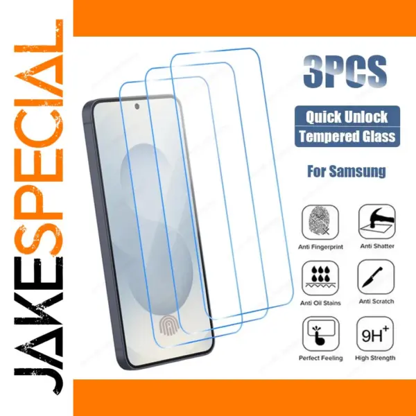 3PCS Tempered Glass Screen Protector for Samsung