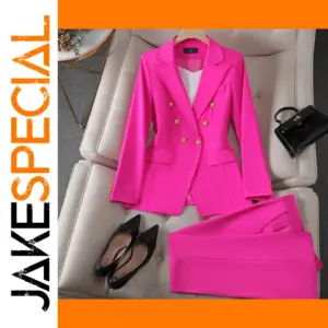 Formal Women's Pant Suit Set with Blazer