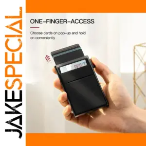 RFID Credit Card Holder Wallet with Coin Slot