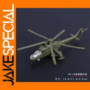 Soviet MI-24V Helicopter Model Kit 1:144