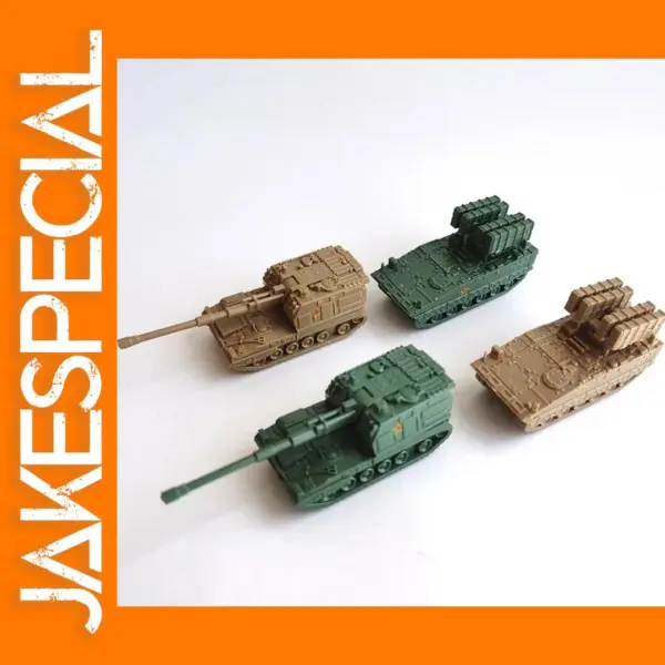 4PCS 1/144 PLZ-05 Militarized Miniature Vehicles