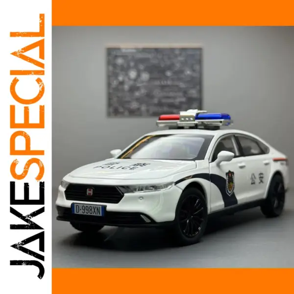 1:32 Diecast Honda Accord Police Car Model