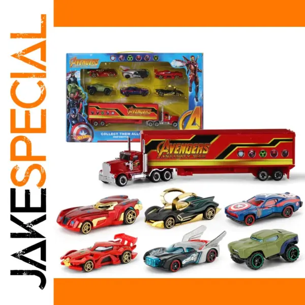 7pcs Marvel Avengers Toy Car Set