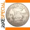 1937 British One Shilling Silver Plated Replica