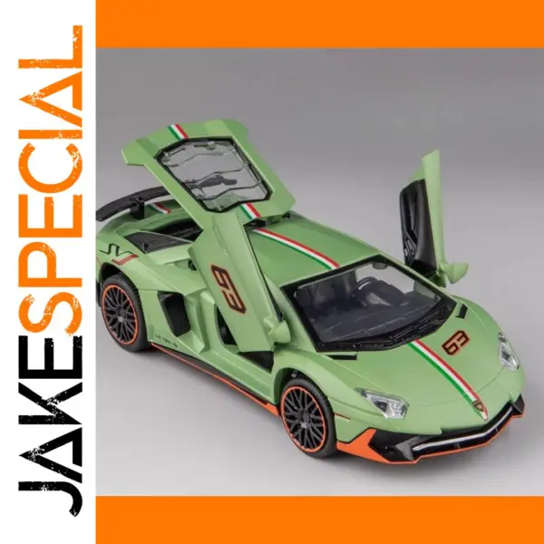1:32 Lambor Aventador SVJ Sports Car Model