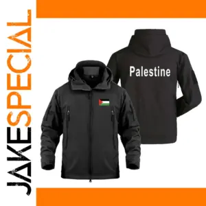 Men's Tactical Windproof Print Shell Jacket