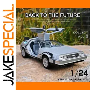 WELLY 1:24 DeLorean Time Machine Model Car