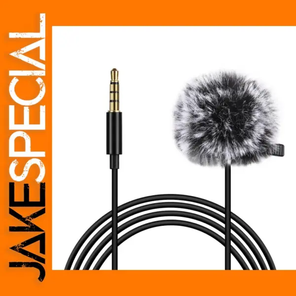 PULUZ 1.5m Lavalier Microphone for Smartphones