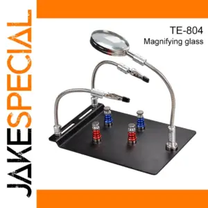 Soldering Magnifier with PCB Holder and Arms