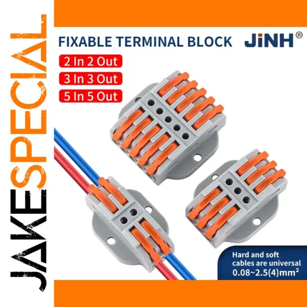 10Pcs CMK42C Wire Connector Terminal Blocks