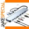 8-in-2 USB Type-C Hub with Card Reader for Laptop