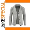 Men's Autumn Winter Knitted Sweater Coat