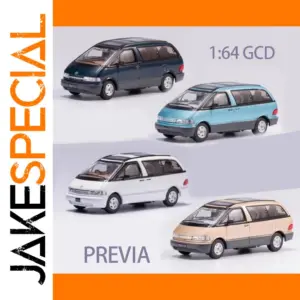 GCD 1:64 PREVIA Alloy Car Model Ornament