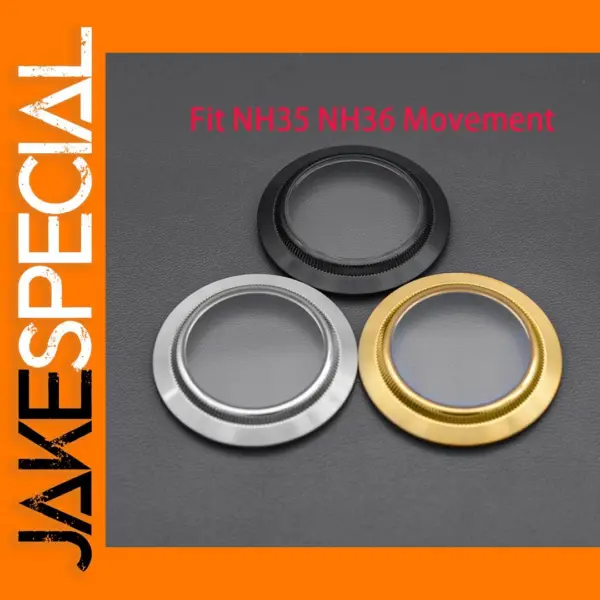 Transparent Back Cover for NH35/NH36 Watch