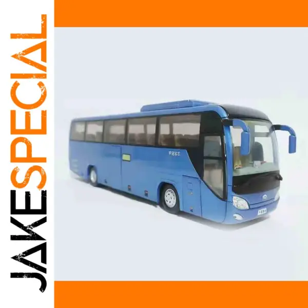 Yutong ZK6120H Alloy Bus Model 1:42 Static Decor