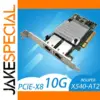 10G Dual Port Ethernet Card X540-T2 PCIe Network Adapter