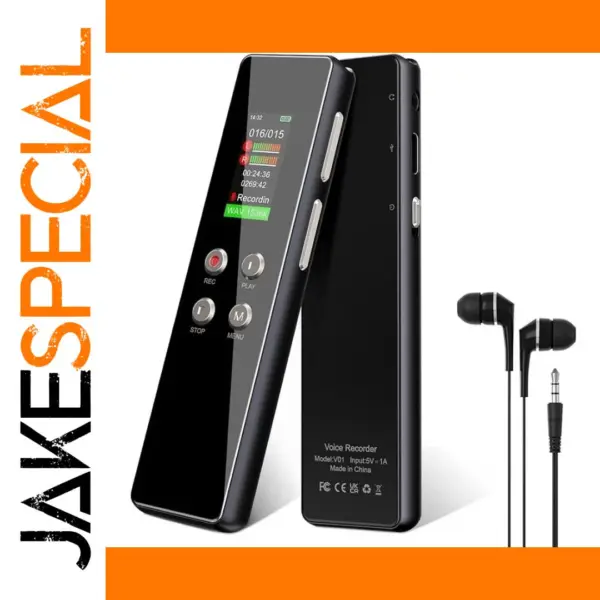 64GB Digital Voice Recorder V01 with Noise Reduction