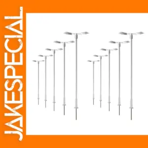 10pcs HO Scale Street Lights with Resistors