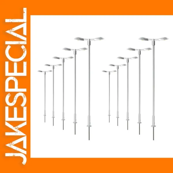 10pcs HO Scale Street Lights with Resistors