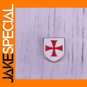 Knights Templar Enamel Badge Brooch