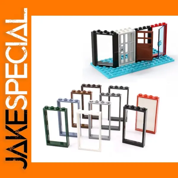 8 Sets of 1x4x6 Door Frames for Building Blocks