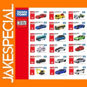Takara Tomy 1:64 Diecast Car Model Set