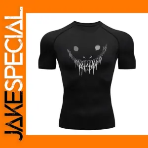 Men's Compression Workout Rash Guard Shirt