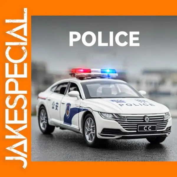 1:32 Scale Police Car Alloy Model with Sound