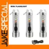 Mini Keychain Flashlight Type-C IP66 Waterproof