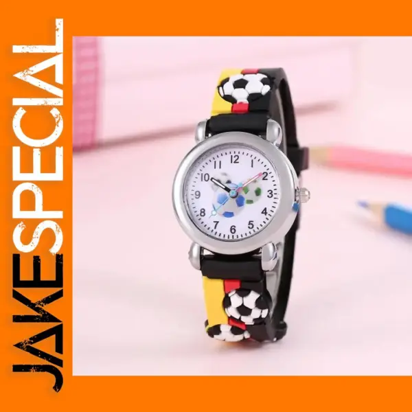 Cartoon Football Children's Quartz Watch