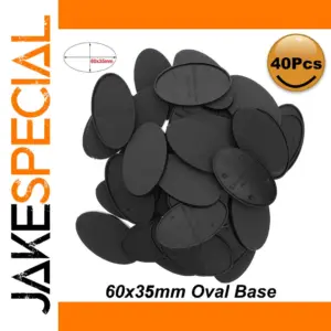 Evemodel 60x35mm Oval Bases for Miniatures