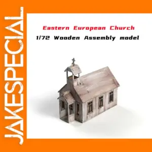 Eastern European Church Wooden Model 1/72 Scale