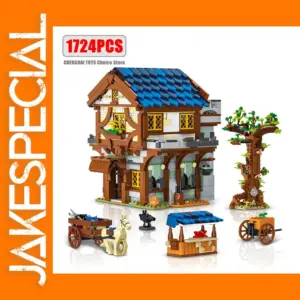 Medieval Town Building Blocks Set for Kids
