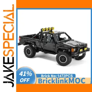 1472pcs MOC Back to the Future Pickup Model