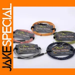 Colorful No-Noise Electric Guitar Cable 3M