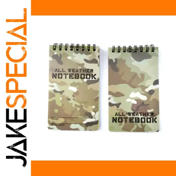 Waterproof Camouflage A5 Tactical Notebook