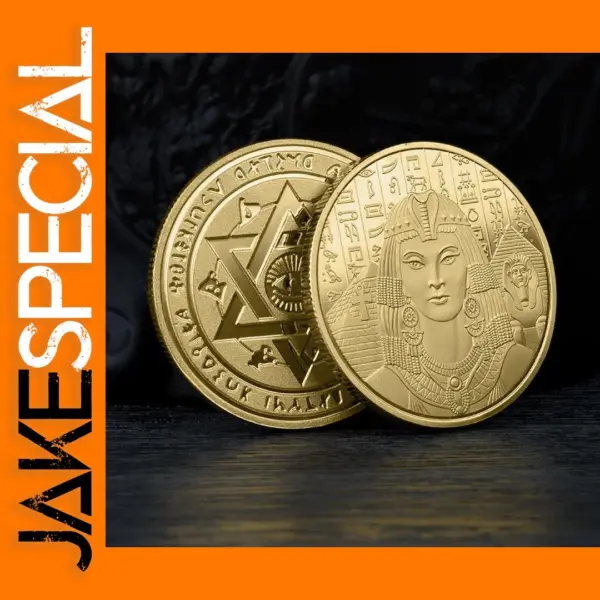 Cleopatra Coin Replica Collectible Medal Set