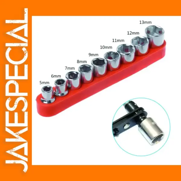 9pc Hexagonal Socket Head Tool Accessory Set