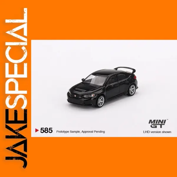 Honda Civic Type R Diecast Model 1:64 Black