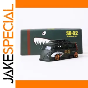1:64 Diecast Alloy Shark Mouth T1 Bus Model