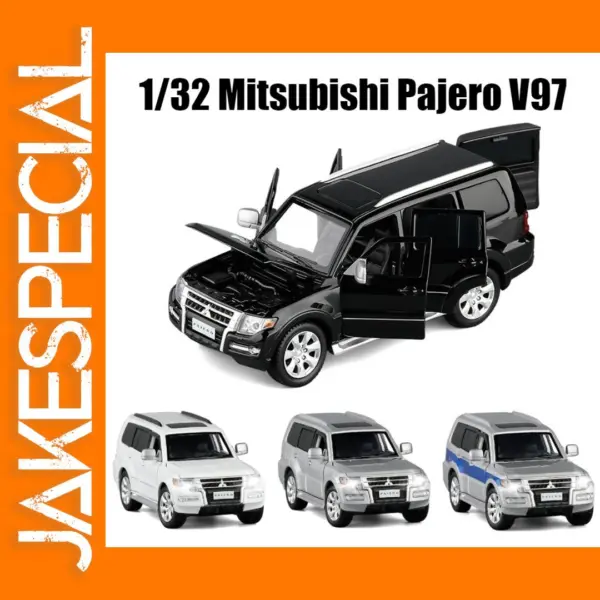 1/32 Mitsubishi Pajero Diecast Model Car