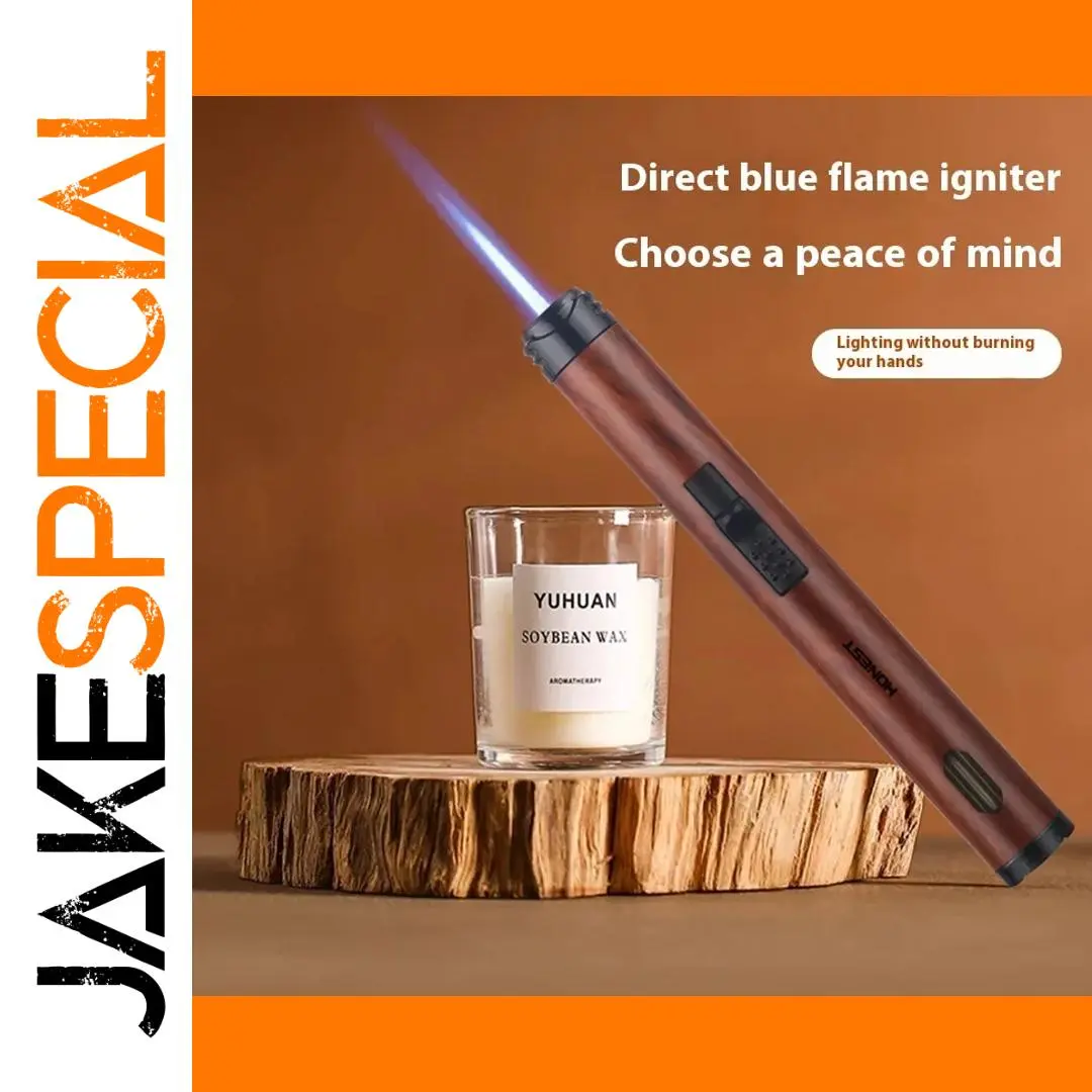 Blue Flame Jet Torch Gas Lighter Refillable Outdoor 1 Blue Flame Jet Torch Gas Lighter Refillable Outdoor