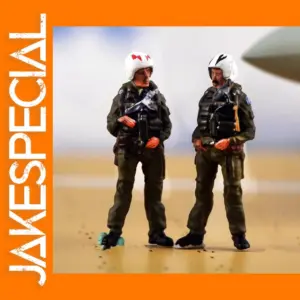 1/72 Scale American Pilot Figures - 2 Pack