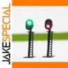 5pcs HO Scale 1:87 Block Signal Set