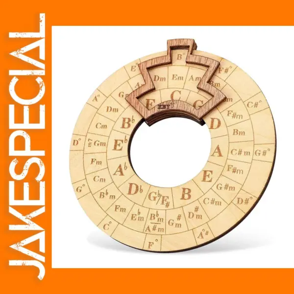 Wooden Circle of Fifths Music Melody Tool