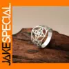 Witch Knot Stainless Steel Protection Ring