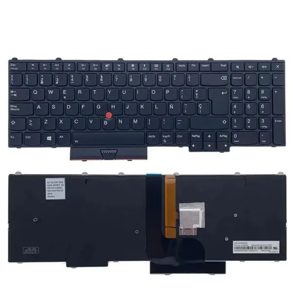Backlit Keyboard for Lenovo Thinkpad P51 P71 P50 P70 - Image 2